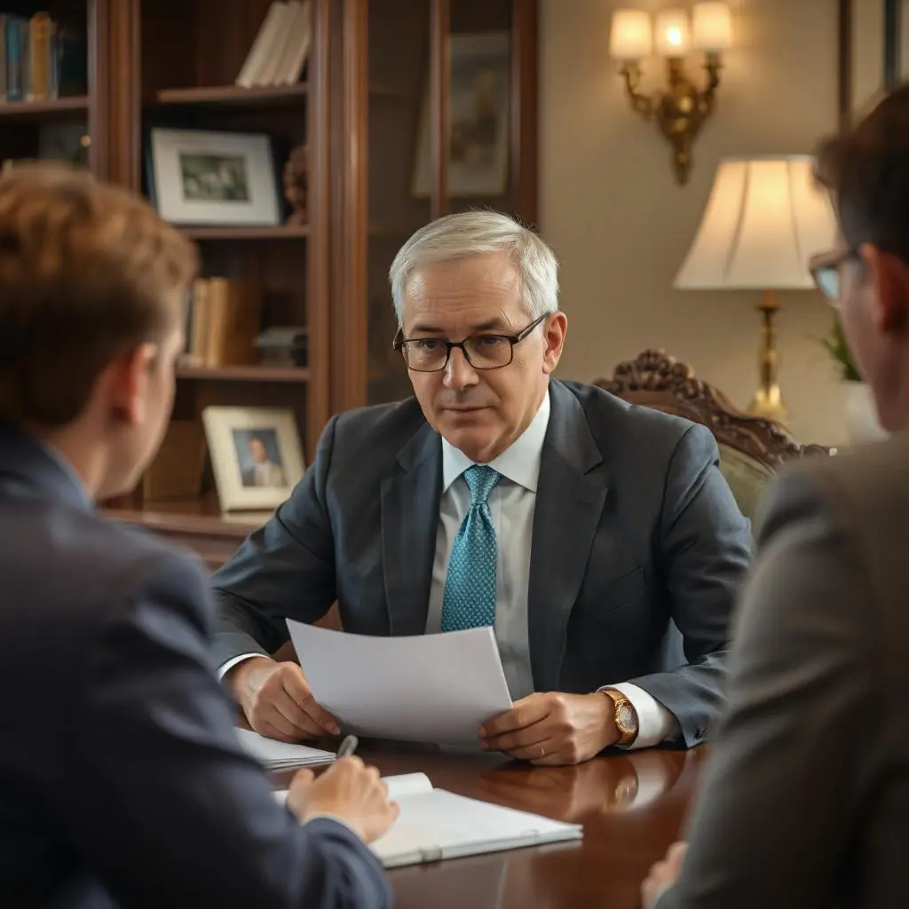 Meeting at the office